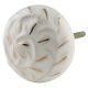 Cream Gold Floral Ceramic Cabinet Knobs